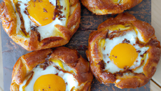 Œufs aux nids de brioches