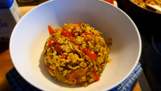 Riz épicé à la thaï