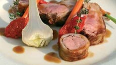 Agneau de Pauillac, légumes de saison, jus court