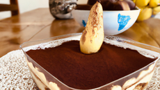 Tiramisu à la poire, au chocolat grand marnier