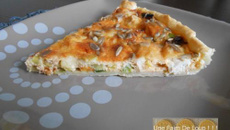 Quiche au poulet et poireau