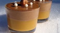 Duo choco-noisettes et caramel de pommes au beurre salé