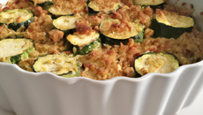 Crumble aux courgettes