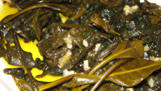 Blettes à l'anchois