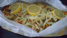 Papillote de poisson