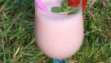 Smoothie fraise-vanille