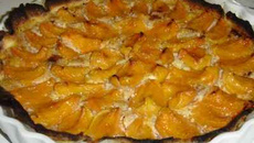Tarte aux abricots et à la crème de noisettes