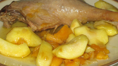 Cuisses de canard sauce au cidre
