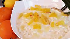 Riz au lait et aux agrumes