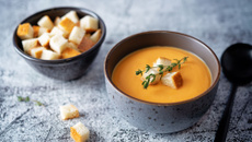 Soupe de poire et patate douce