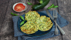 Galettes de courgettes légères