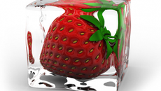 Fraises au chocolat blanc