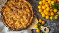 Tarte briochée aux mirabelles légère