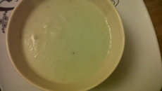 Velouté de poireaux et pommes de terre