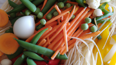 Légumes en spaghettis