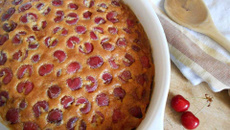 Clafoutis de cerises traditionnel