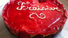 Fraisier traditionnel aux fraises Charlotte