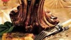 Carré d'agneau à la crème de thym