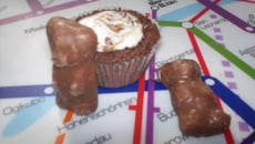 Cupcakes chocolat aux oursons guimauves