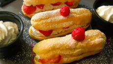 Eclairs aux fraises