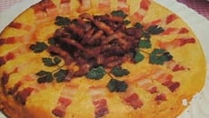 Parmentier de pommes de terre lardé