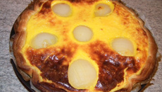Tarte poire chocolat économique
