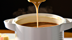 Fondue au chocolat au lait