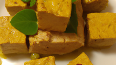 Cube de thon au curry