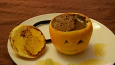 Mousse au chocolat Halloween