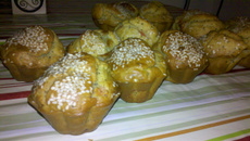 Muffins à la mozzarella