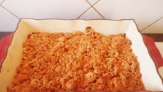 Crumble pomme banane spéculos