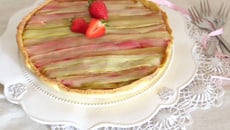 Tarte fraises - rhubarbe