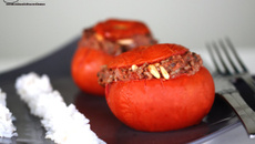 Tomates farcies aux notes orientales
