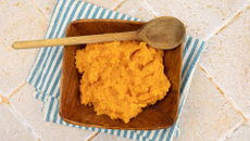 Purée de potimarron et pommes de terre