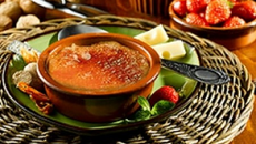 Crème brûlée à l'Emmental de Savoie
