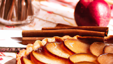 Tarte aux Pommes à la cannelle