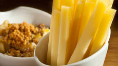 Frites de Comté et chutney au spéculoos