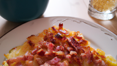 Gratin de pomme de terre aux lardons et munster