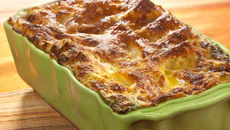 Lasagnes au saumon, épinards et Comté