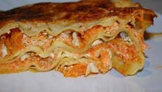 Lasagnes aux carottes et chèvre
