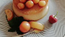 Flan fruité tout léger