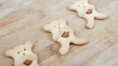 Petits biscuits nounours aux amandes