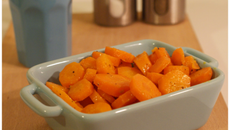 Carottes sautées à l'orange et au gingembre