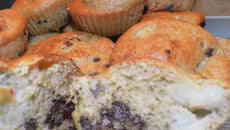 Muffins choco-noisette-banane