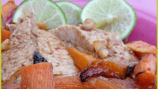 Poulet mariné au Coca-Cola et ses petites carottes