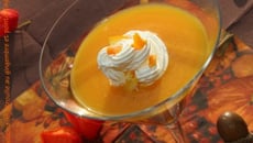 Cappuccino de citrouille au gingembre et pointe d'agrume