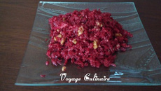 Betteraves rouges aux noix