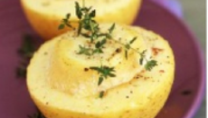 Chèvre chaud sur golden et thym frais