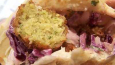 Falafel pois chiches fèves et épices