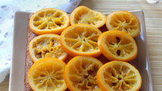 Gâteau à l'orange amandes et pointes d'épices
